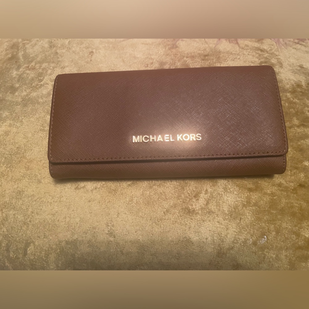 Michael Kors Chocolate Brown Clutch